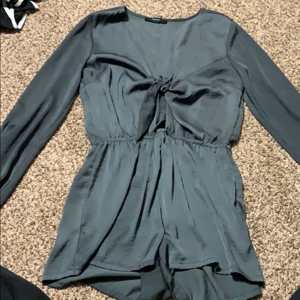 Satin romper